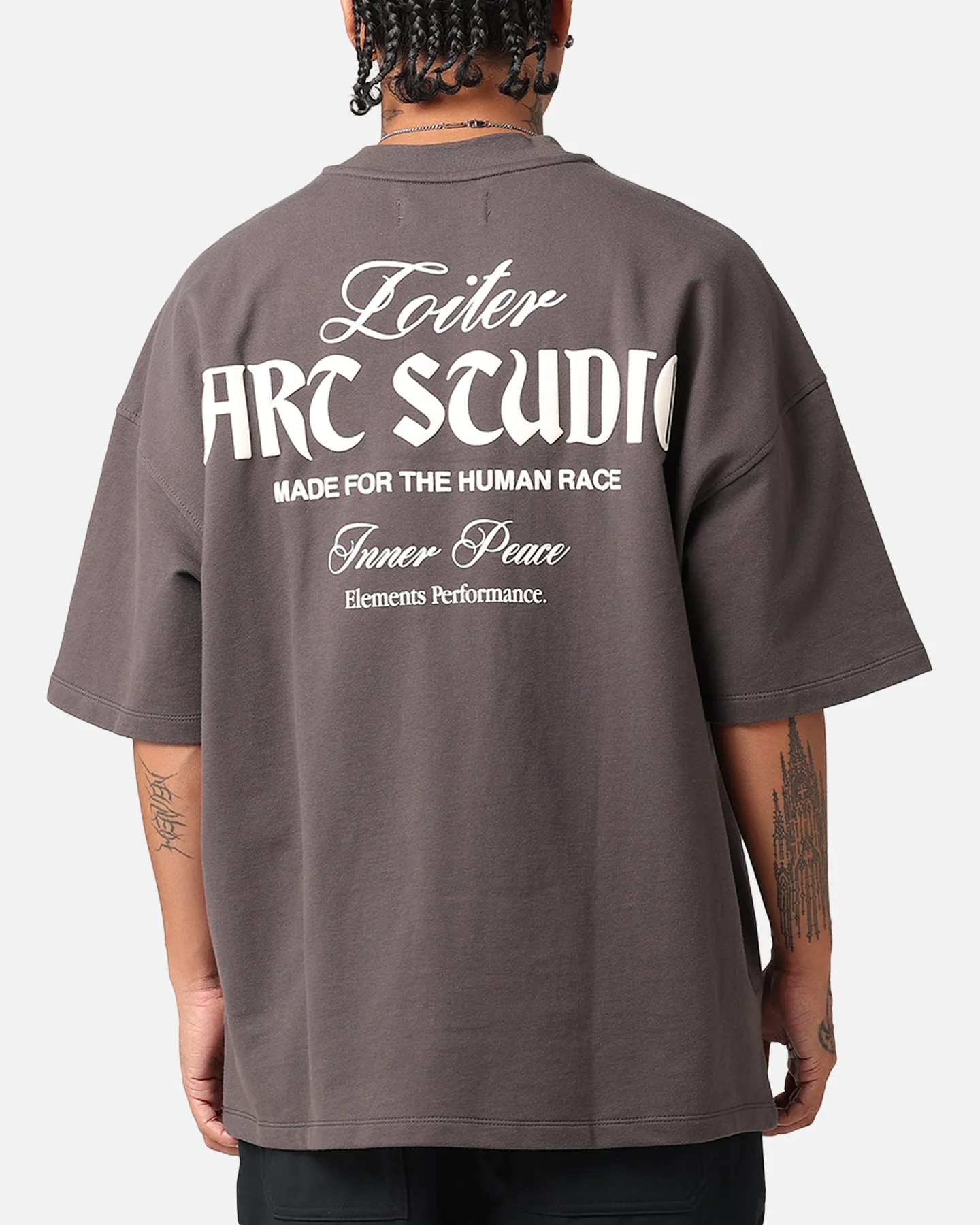 Loiter Art Studio Premium T-Shirt Grey sold by Culture Kings