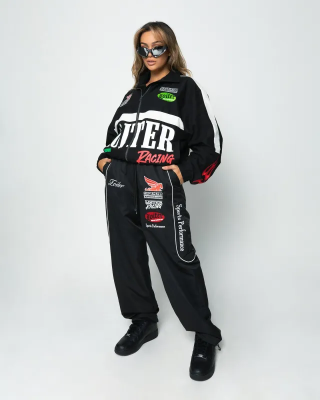Loiter Speedway Windbreaker Jacket Black sold by Culture Kings