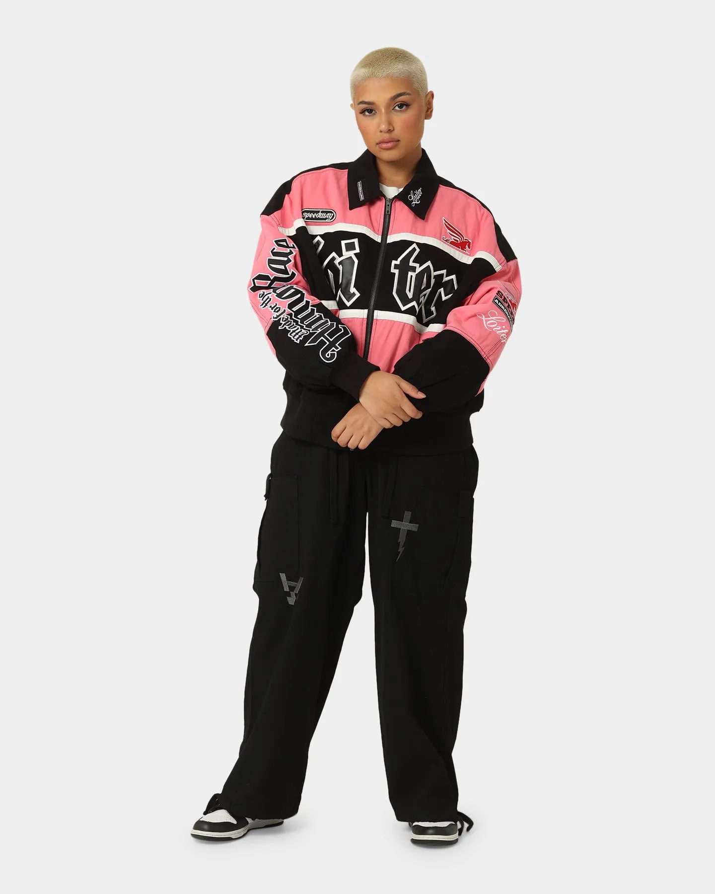 Loiter Drift Circuit Jacket Pink/Black sold by Culture Kings product image thumbnail 4
