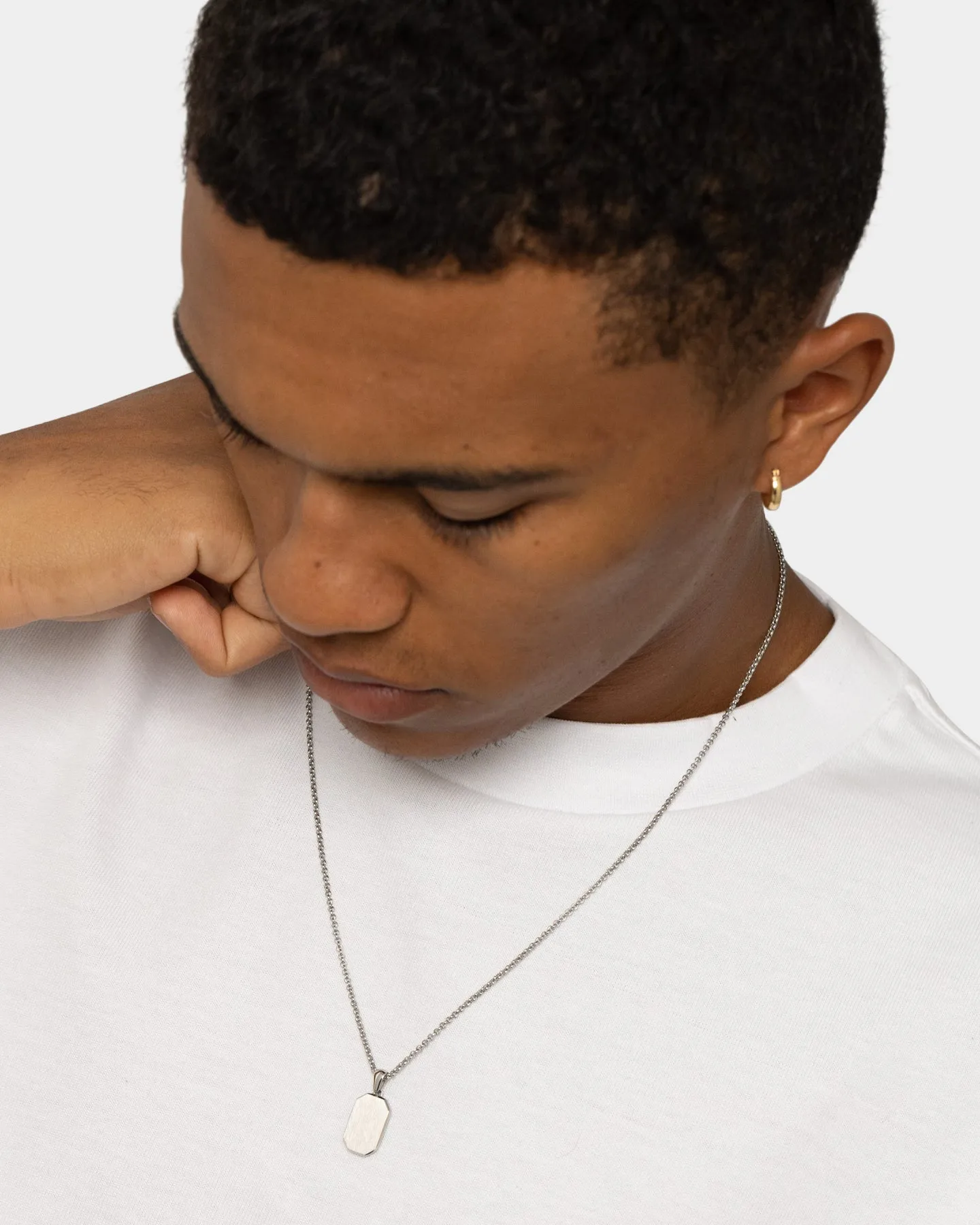 NXS Tag Chain White Gold sold by Culture Kings