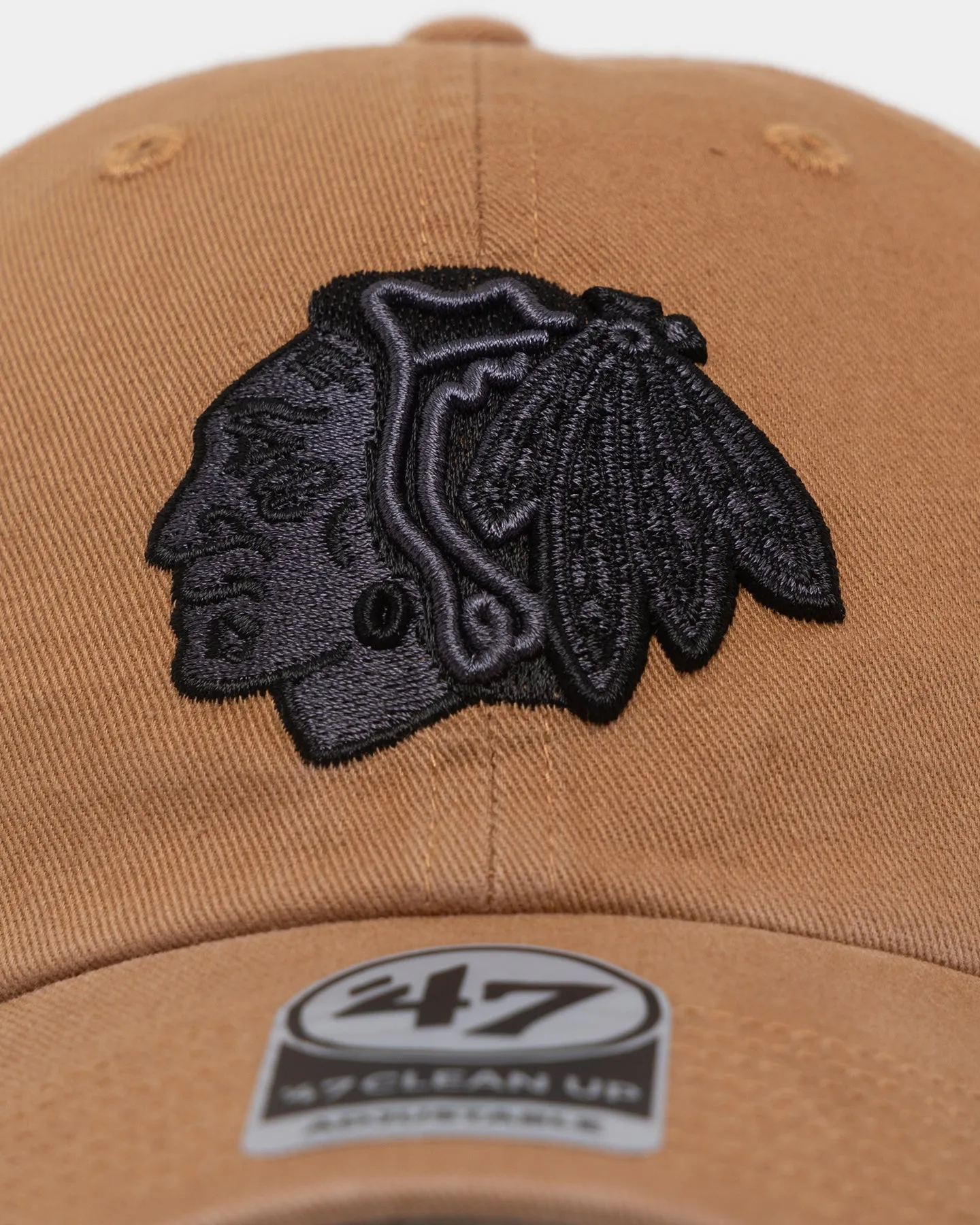 47 Brand Chicago Blackhawks '47 Clean Up Strapback Camel sold by Culture Kings product image thumbnail 5