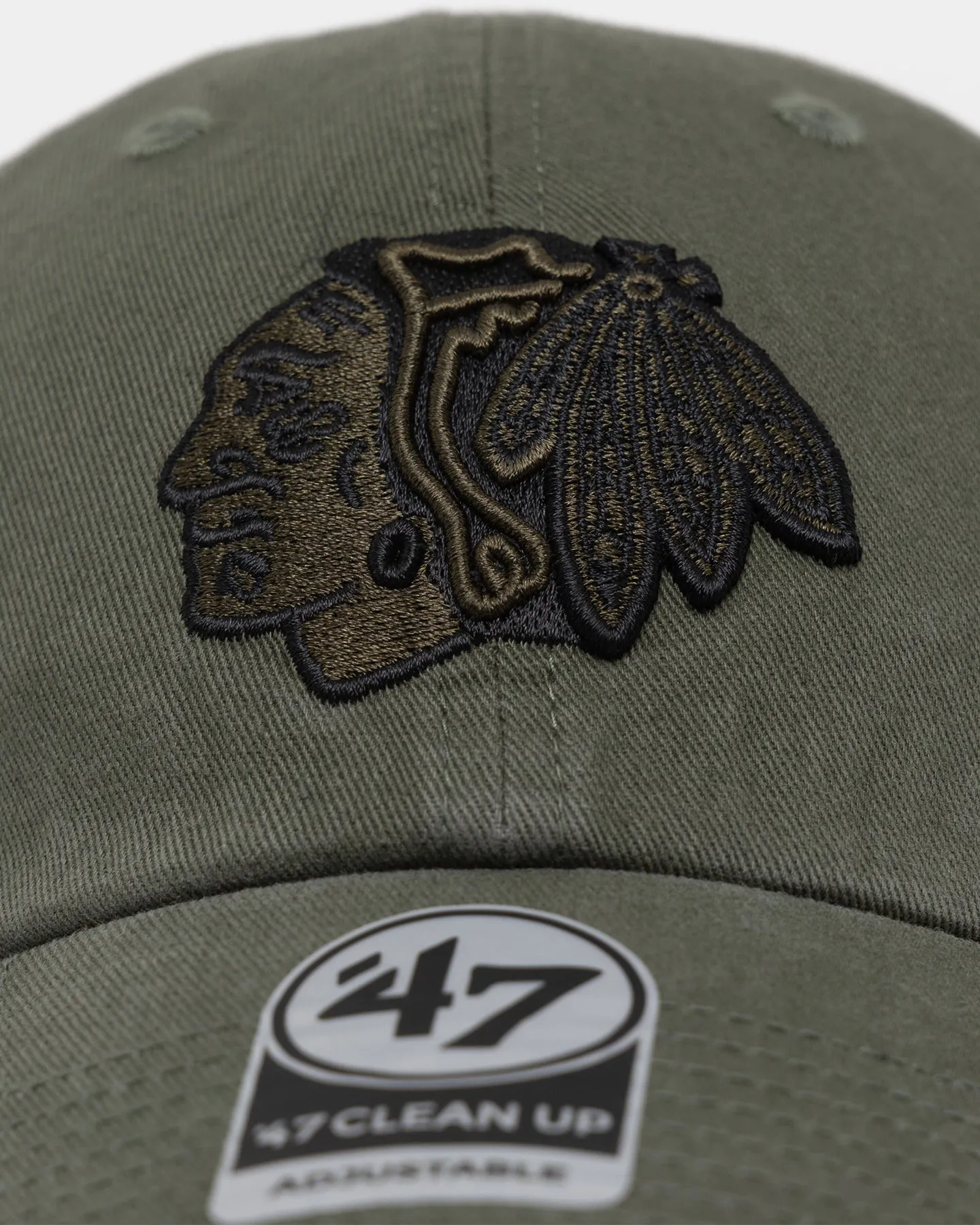 47 Brand Chicago Blackhawks '47 Clean Up Strapback Moss sold by Culture Kings product image thumbnail 5