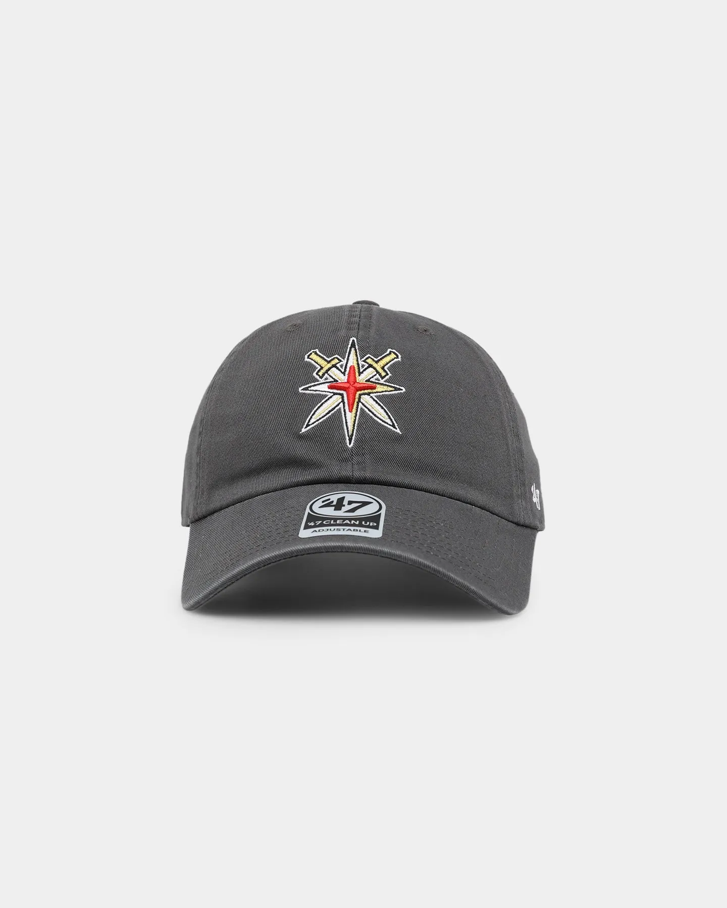 47 Brand Las Vegas Golden Knights 47 Clean Up Strapback Charcoal sold by Culture Kings