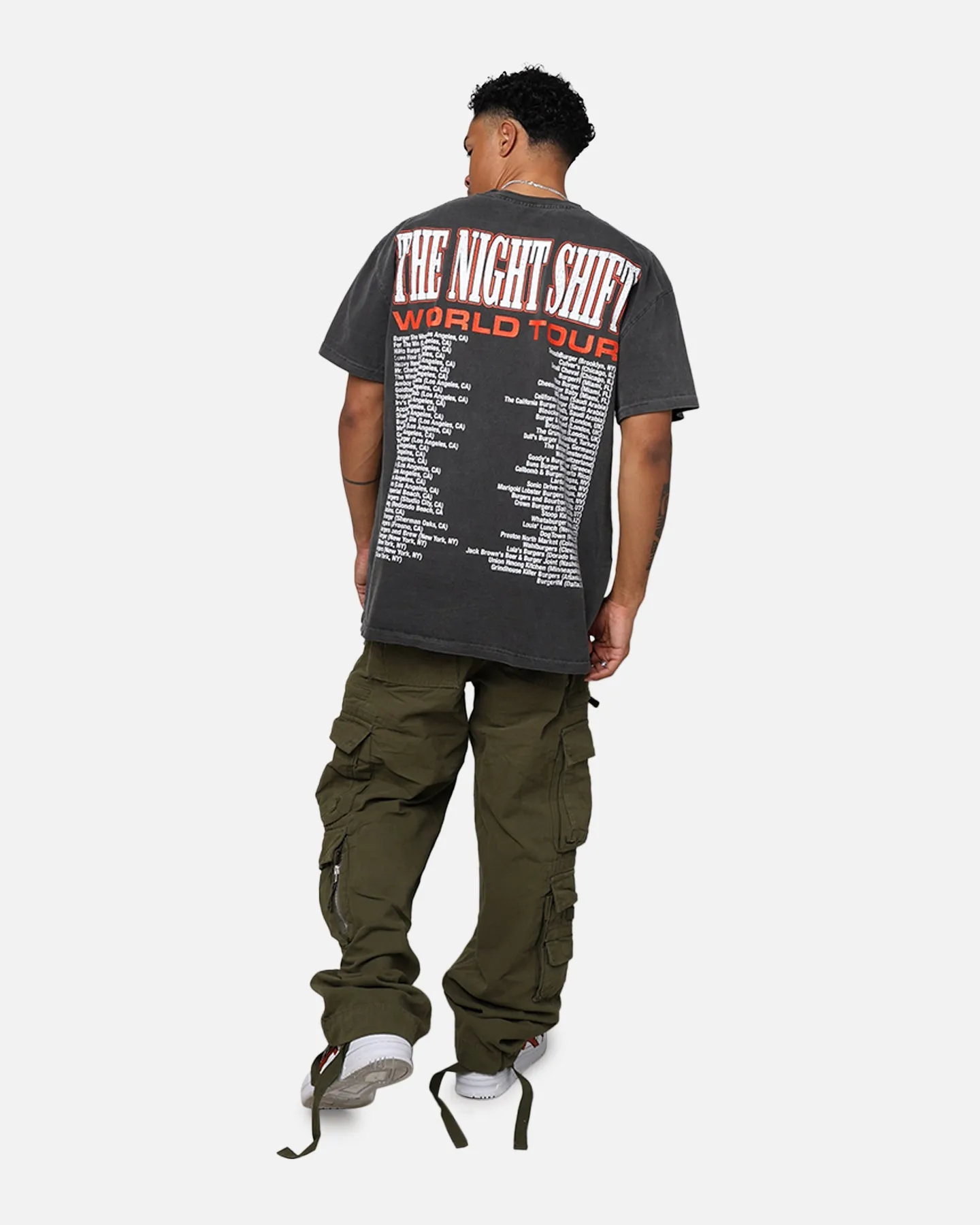The Night Shift World Tour Heavyweight Vintage T-Shirt Black Wash sold by Culture Kings product image thumbnail 4