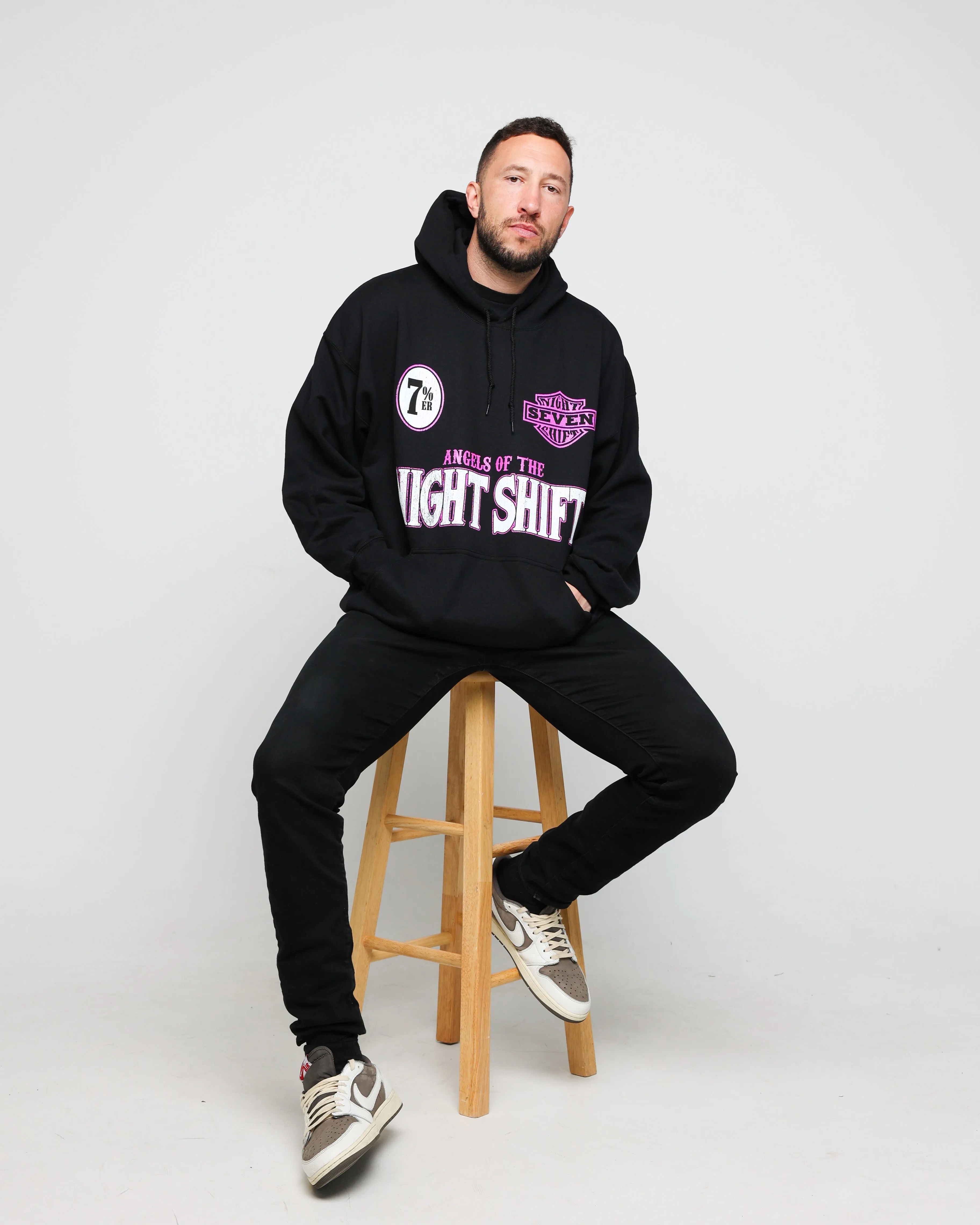 The Night Shift Angels Hoodie Black sold by Culture Kings