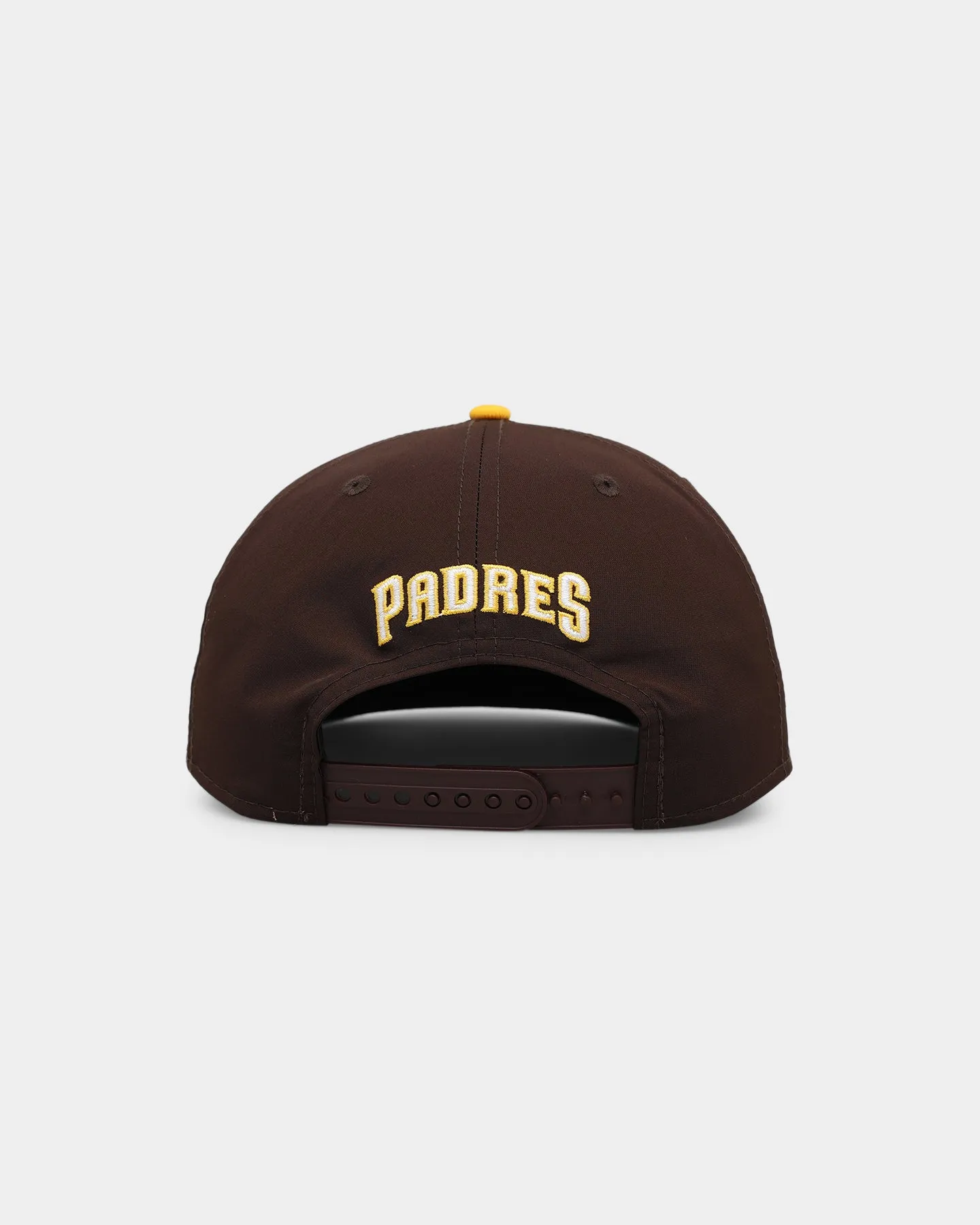 New Era San Diego Padres 'Retro Block Script' Golfer Snapback Dark Brown sold by Culture Kings product image thumbnail 2