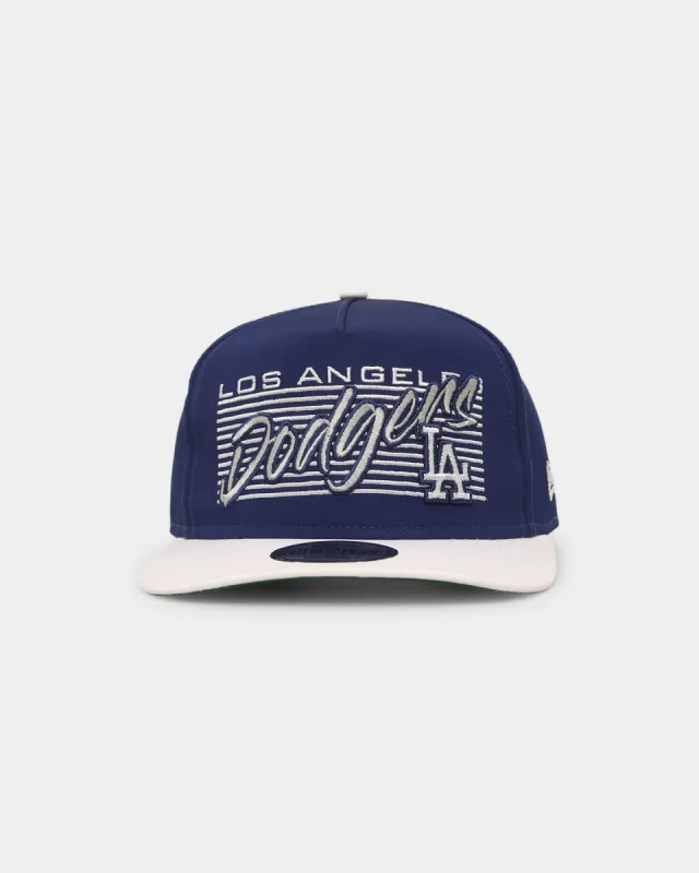 New Era Los Angeles Dodgers 'Retro Block Script' Golfer Snapback Blue sold by Culture Kings