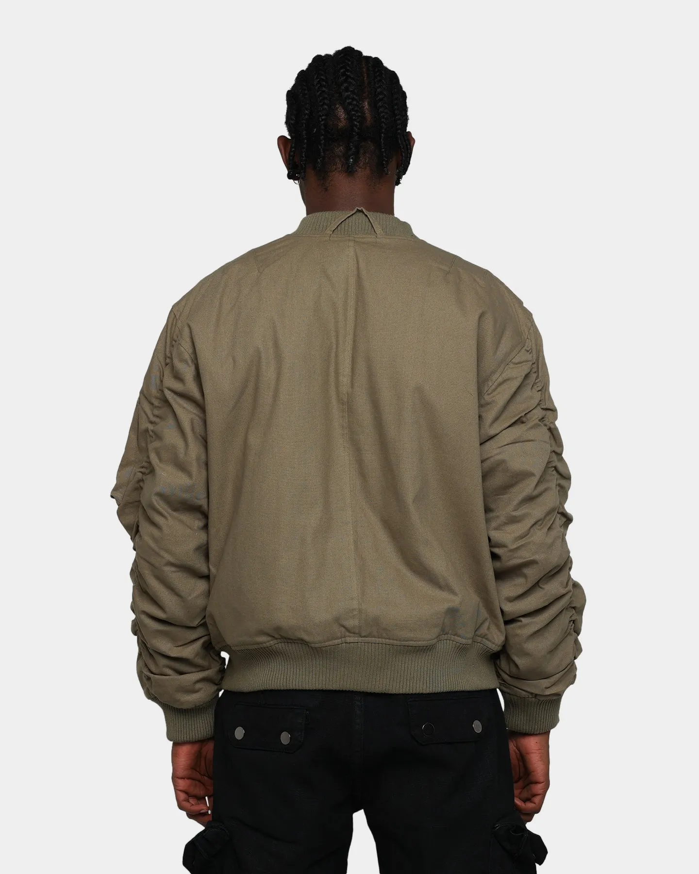MNML Upscale Bomber Jacket Olive sold by Culture Kings product image thumbnail 5