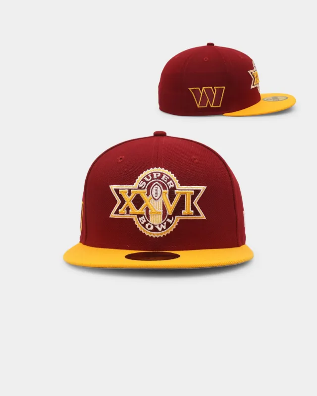 New Era Washington Commanders '1992 Super Bowl' 59FIFTY Fitted Dark Red sold by Culture Kings
