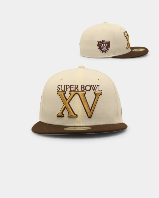 New Era Oakland Athletics '1981 Super Bowl' 59FIFTY Fitted Chrome White sold by Culture Kings