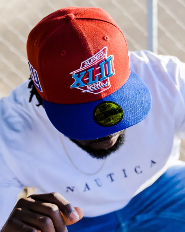 New Era New York Giants '2008 Super Bowl' 59FIFTY Fitted Dark Red sold by Culture Kings