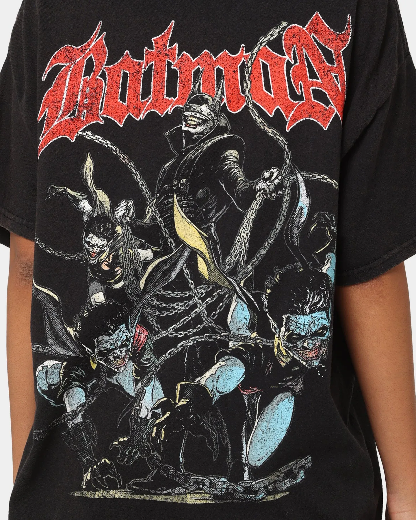 Goat Crew X DC Batman Who Laughs Vintage T-Shirt Black Wash sold by Culture Kings product image thumbnail 5