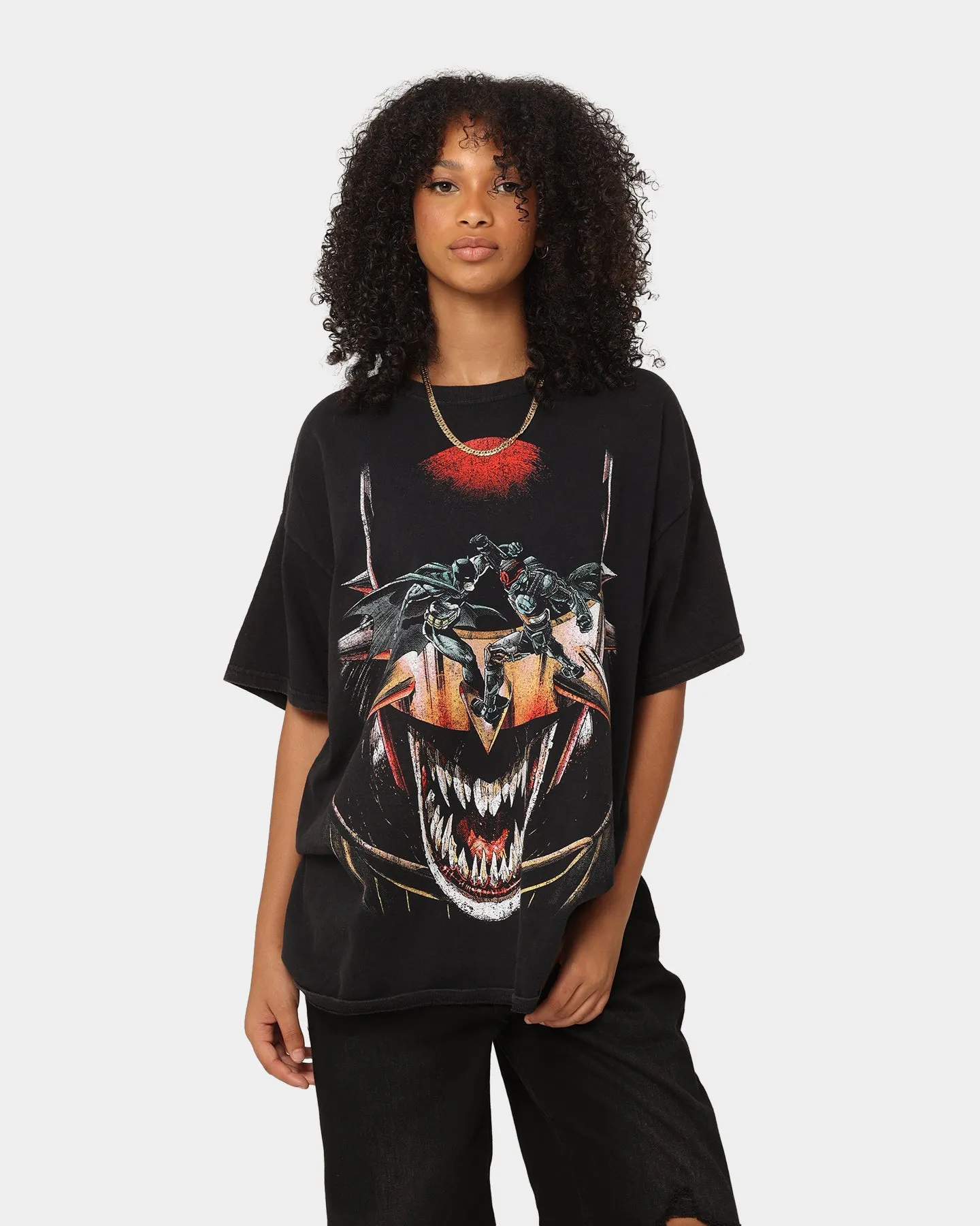 Goat Crew X DC Batman Who Laughs Vintage T-Shirt Black Wash sold by Culture Kings