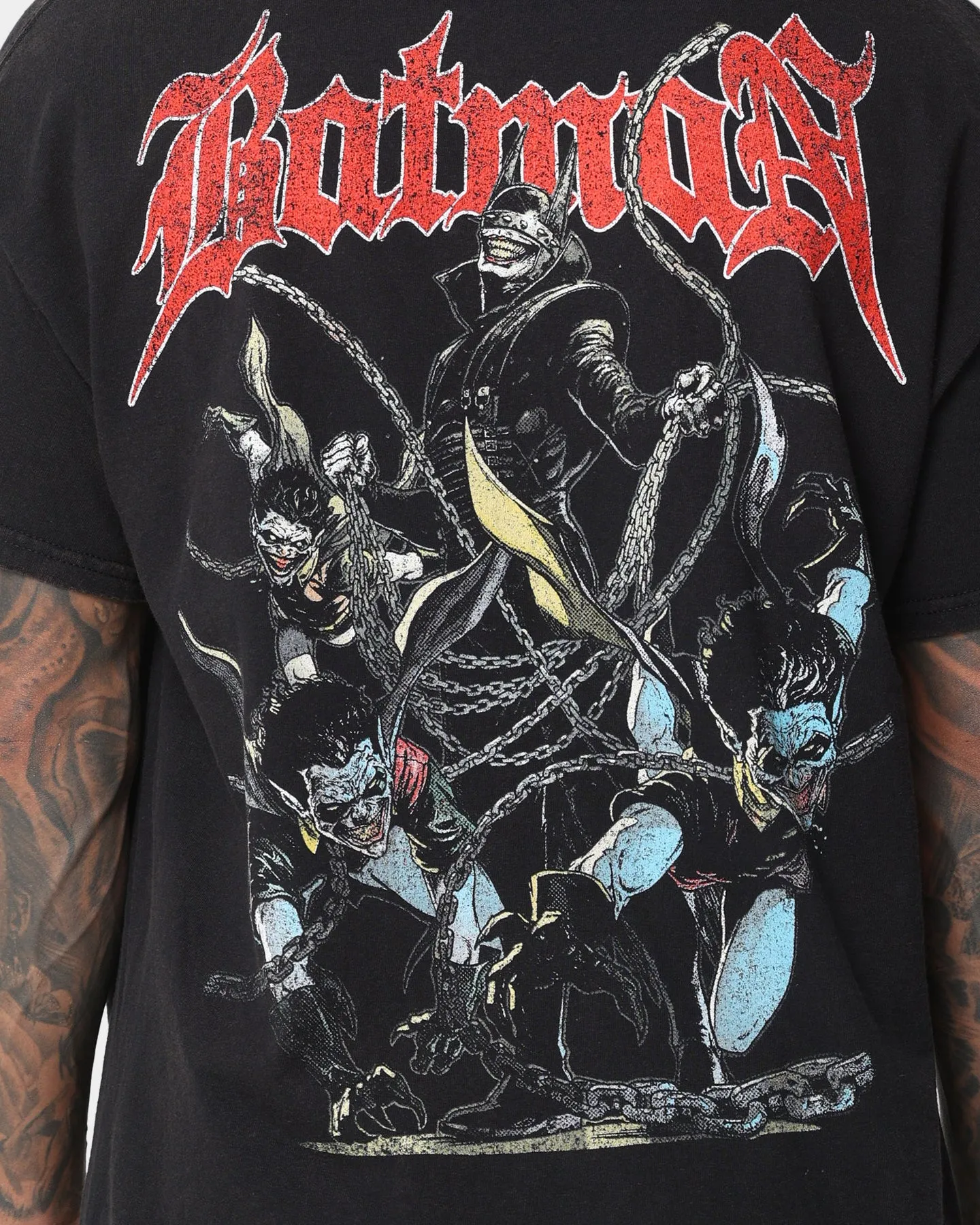 Goat Crew X DC Batman Who Laughs Vintage T-Shirt Black Wash sold by Culture Kings product image thumbnail 5