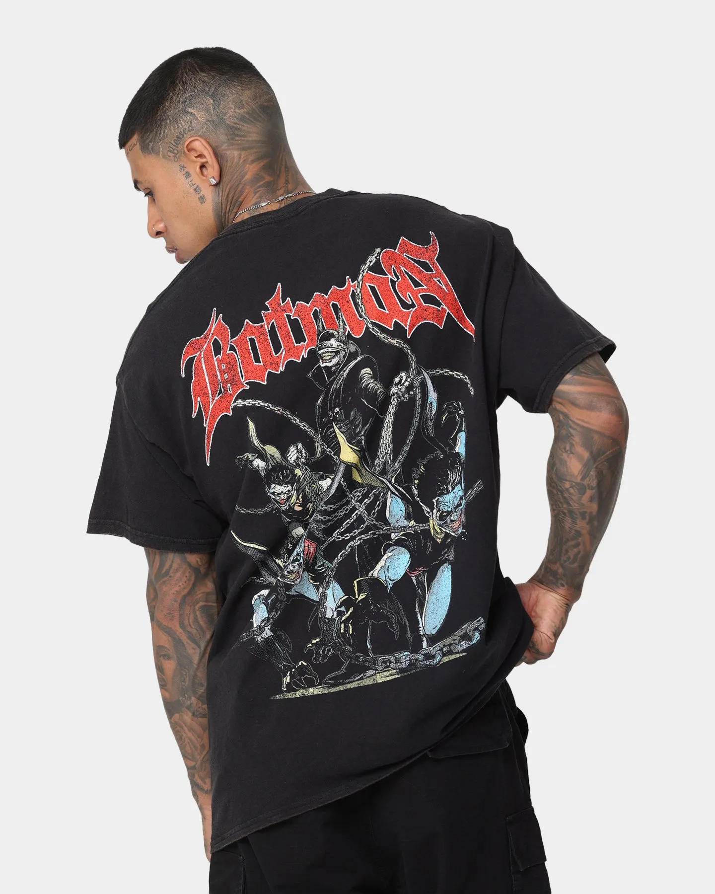 Goat Crew X DC Batman Who Laughs Vintage T-Shirt Black Wash sold by Culture Kings product image thumbnail 2