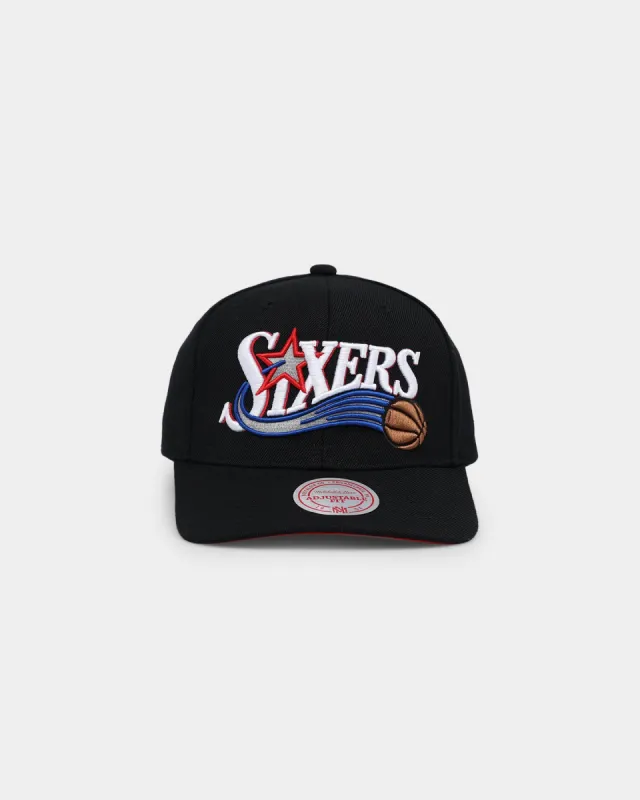Mitchell & Ness Philadelphia 76ers 'Wool Blend' Snapback Black sold by Culture Kings