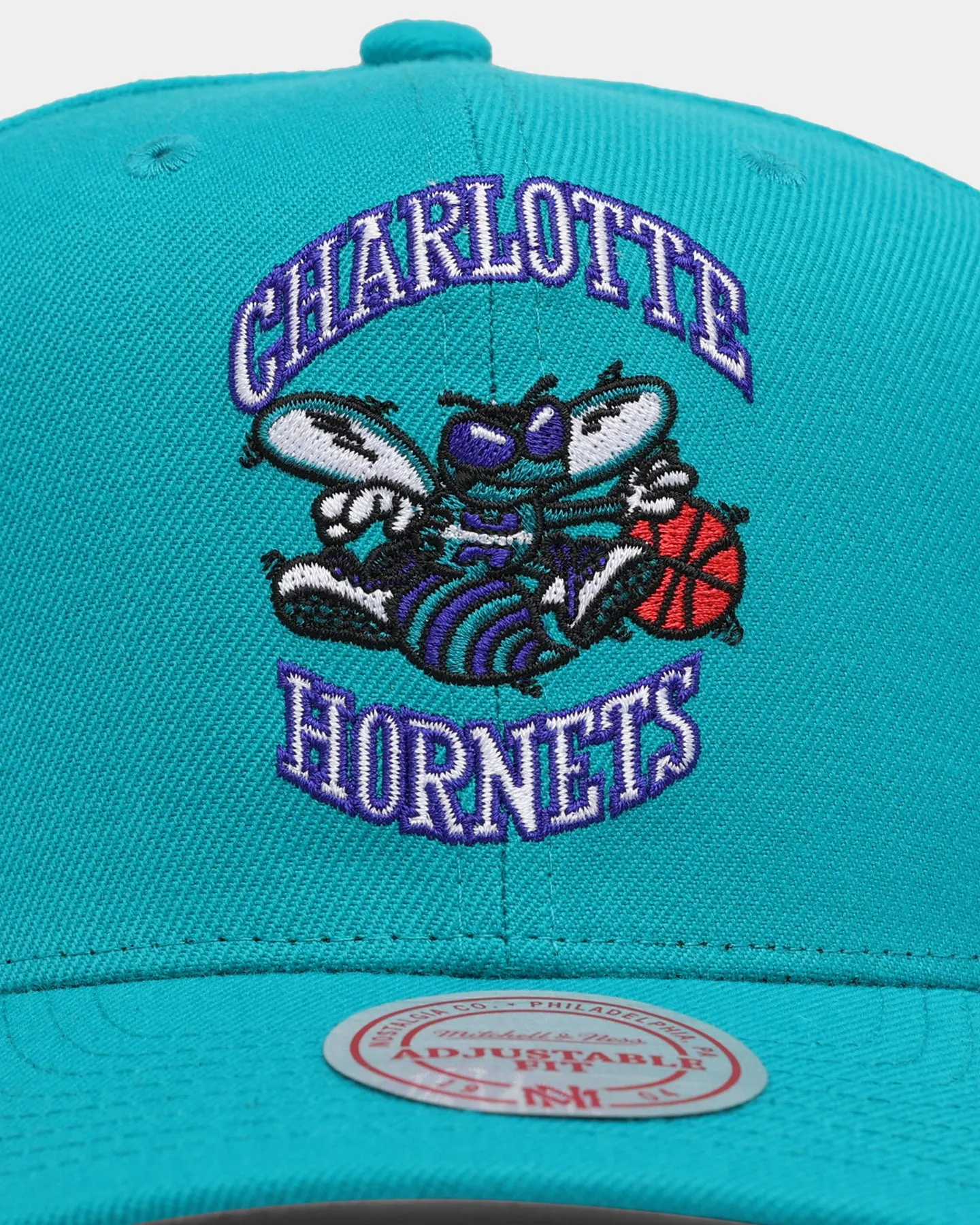 Mitchell & Ness Charlotte Hornets 'Wool Blend' Snapback Teal sold by Culture Kings product image thumbnail 5