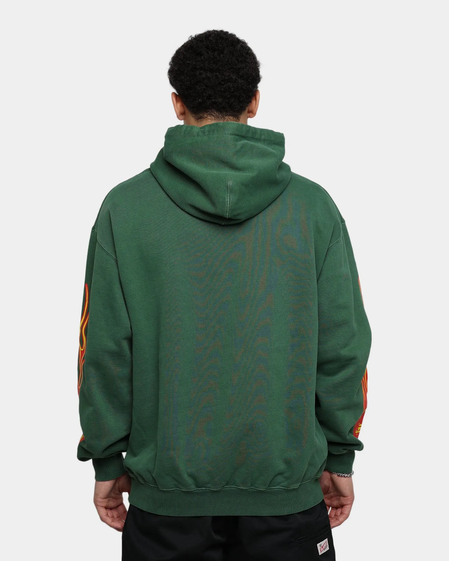 X-Large Pigment Dyed Puff Logo Pullover Hoodie Green sold by Culture Kings product image thumbnail 4