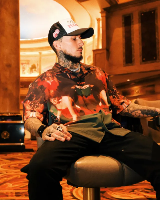 Playboy By CK Vegas Party Shirt Multi-Coloured/Black sold by Culture Kings