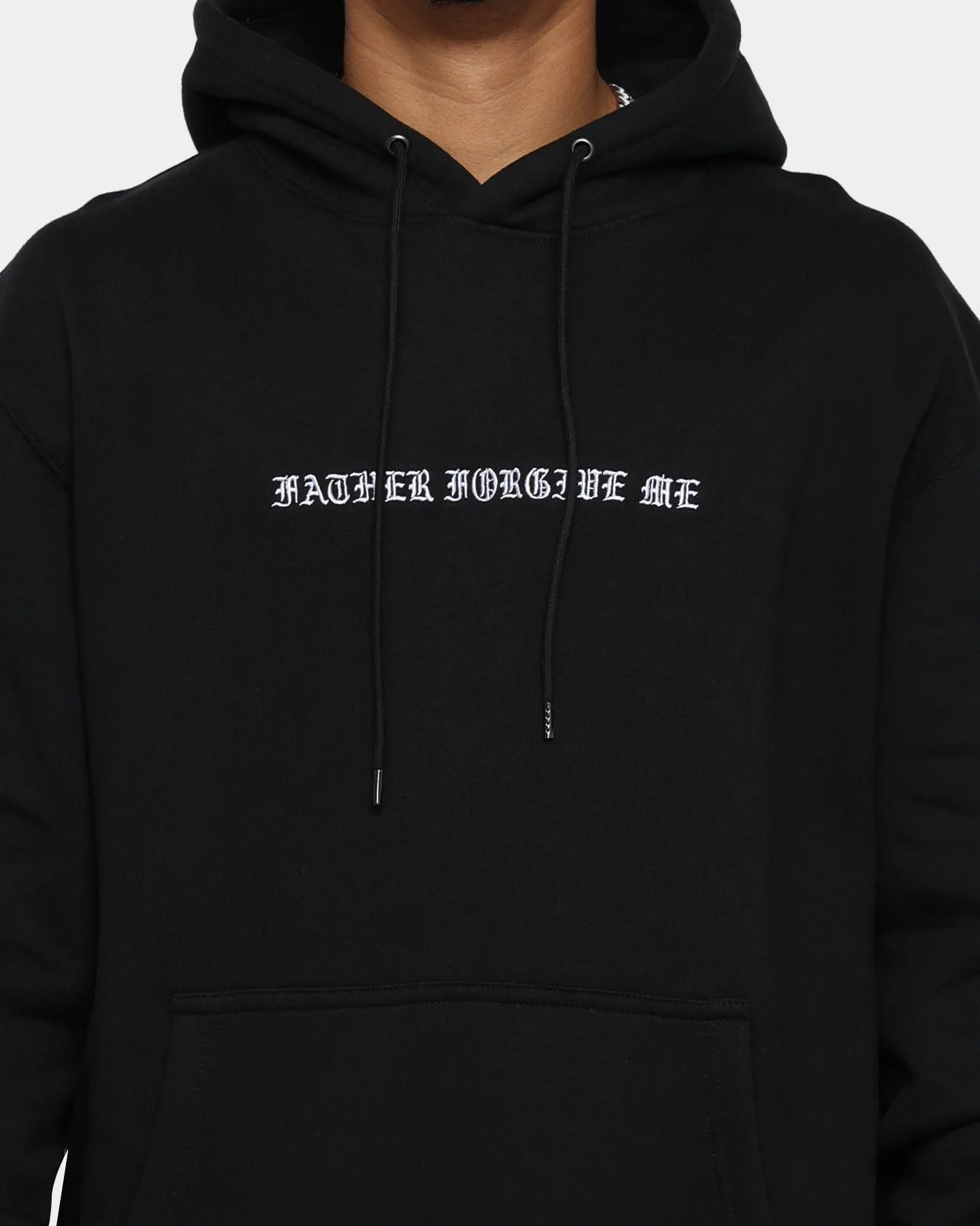 Father Forgive Me Skeleton Hoodie Black sold by Culture Kings product image thumbnail 4