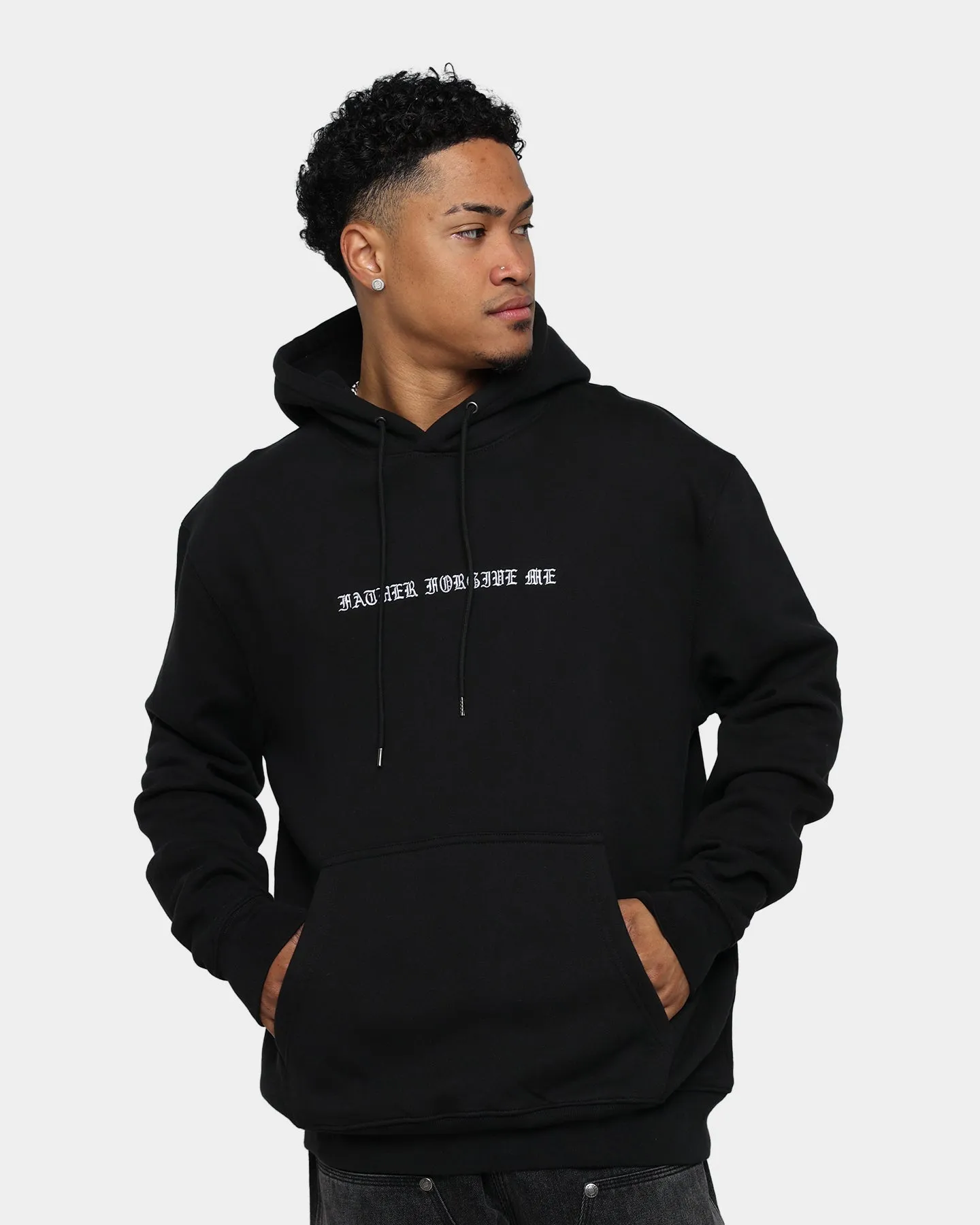 Father Forgive Me Skeleton Hoodie Black sold by Culture Kings product image thumbnail 2