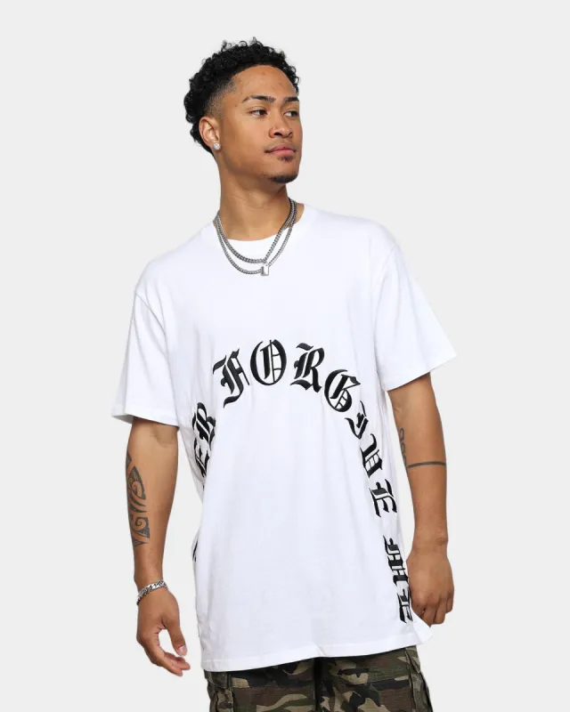 Father Forgive Me FFM Arched T-Shirt White made by Culture Kings