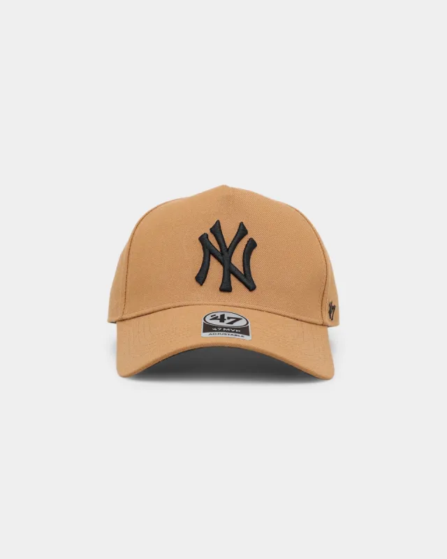 47 Brand New York Yankees Replica 47 MVP DT Snapback Camel sold by Culture Kings