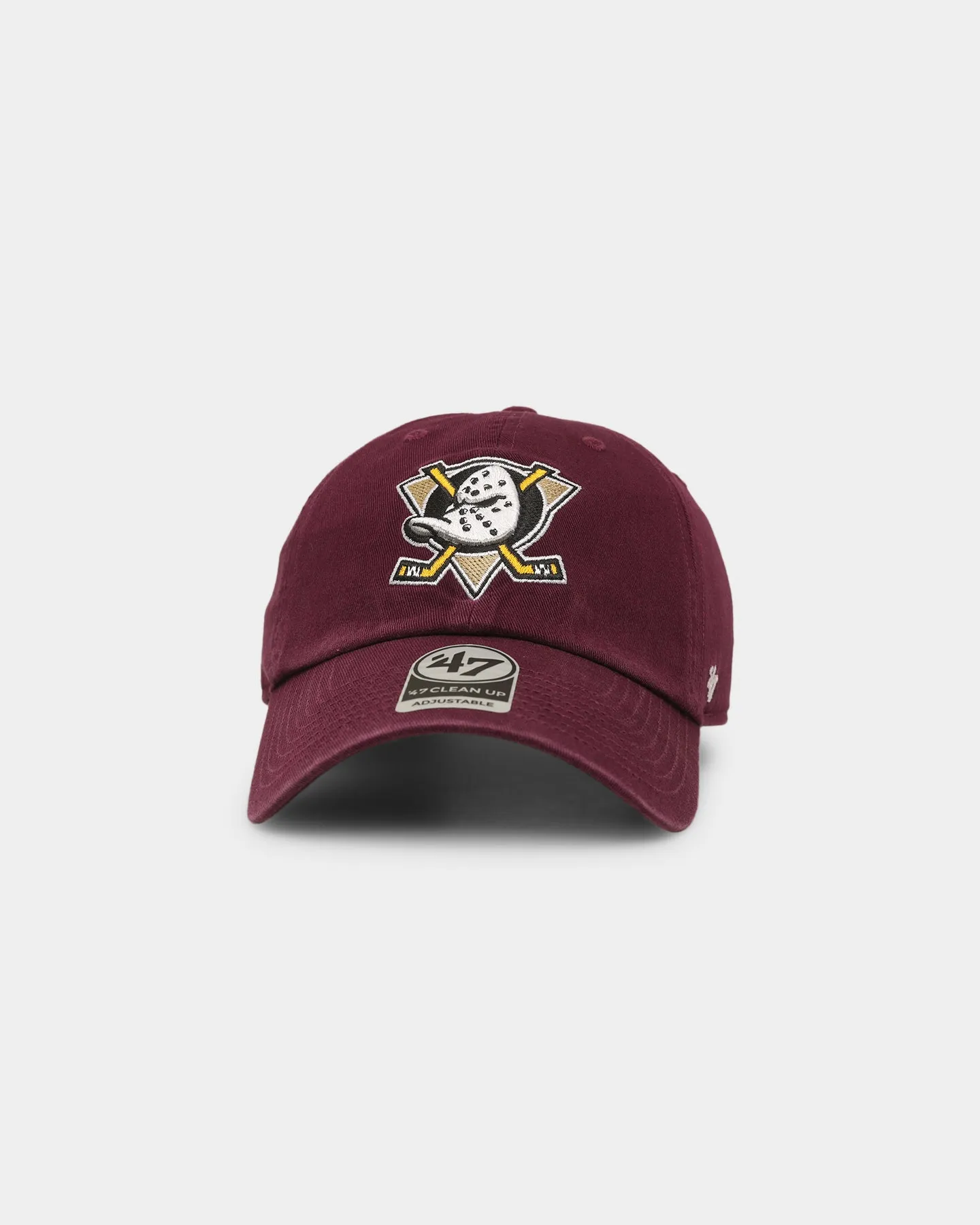 47 Brand Anaheim Ducks 47 Clean Up Strapback Plum sold by Culture Kings