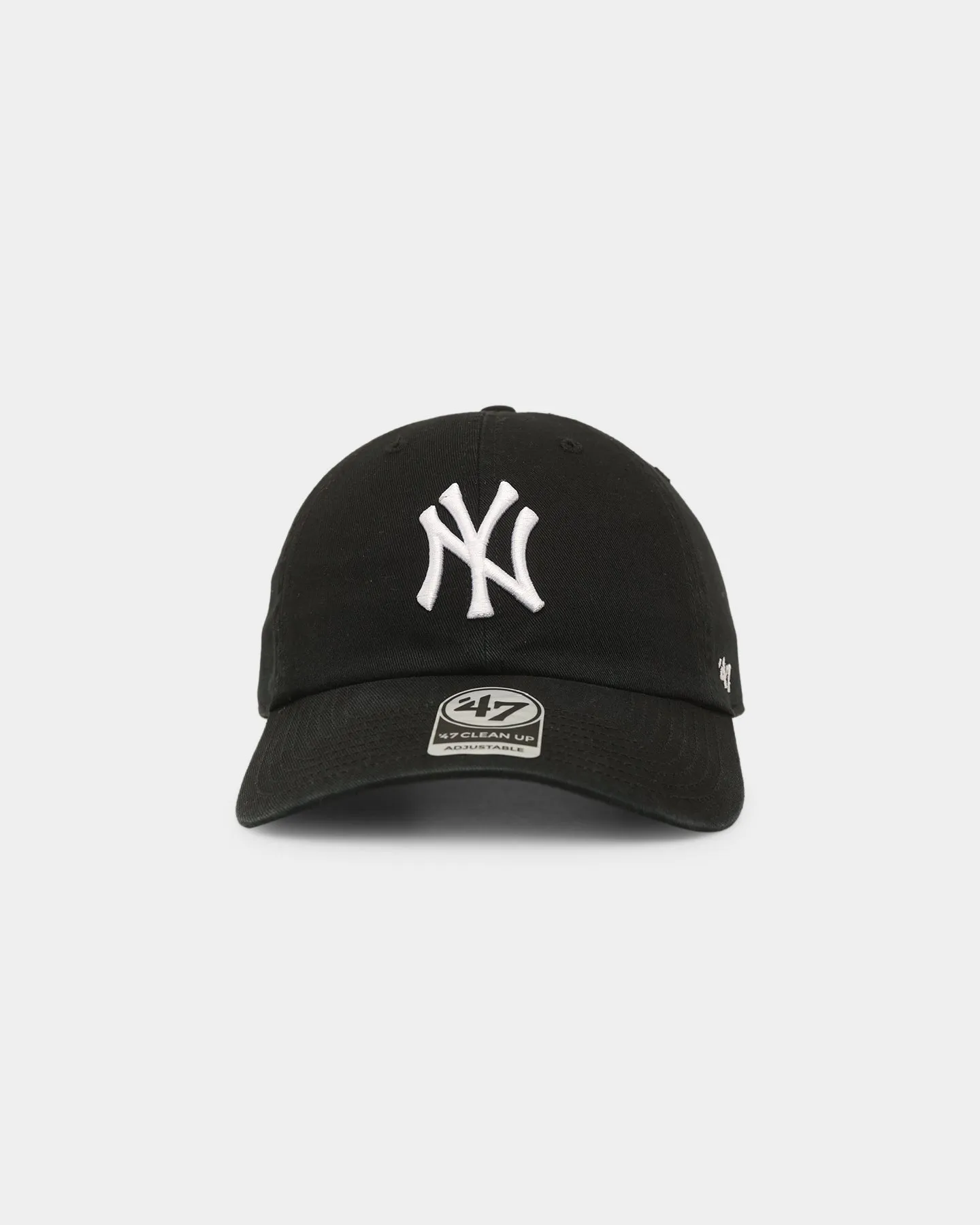 47 Brand New York Yankees 47 Clean Up Strapback Black/White sold by Culture Kings