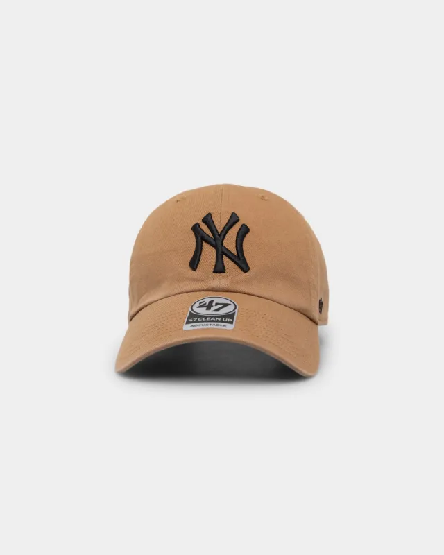 47 Brand New York Yankees '47 Clean Up Strapback Camel sold by Culture Kings