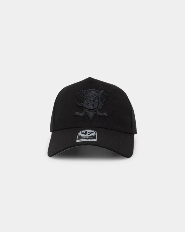 47 Brand Anaheim Ducks '47 MVP DT Snapback Black/Black sold by Culture Kings