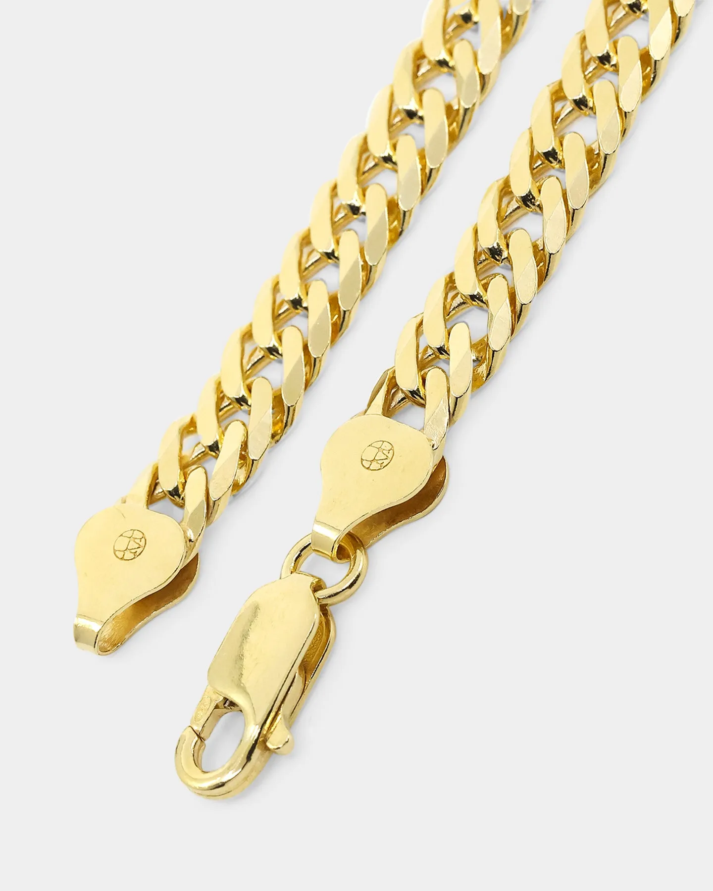 House Of Auric 6.4mm Double Curb Bracelet 18k Gold Vermeil sold by Culture Kings product image thumbnail 5