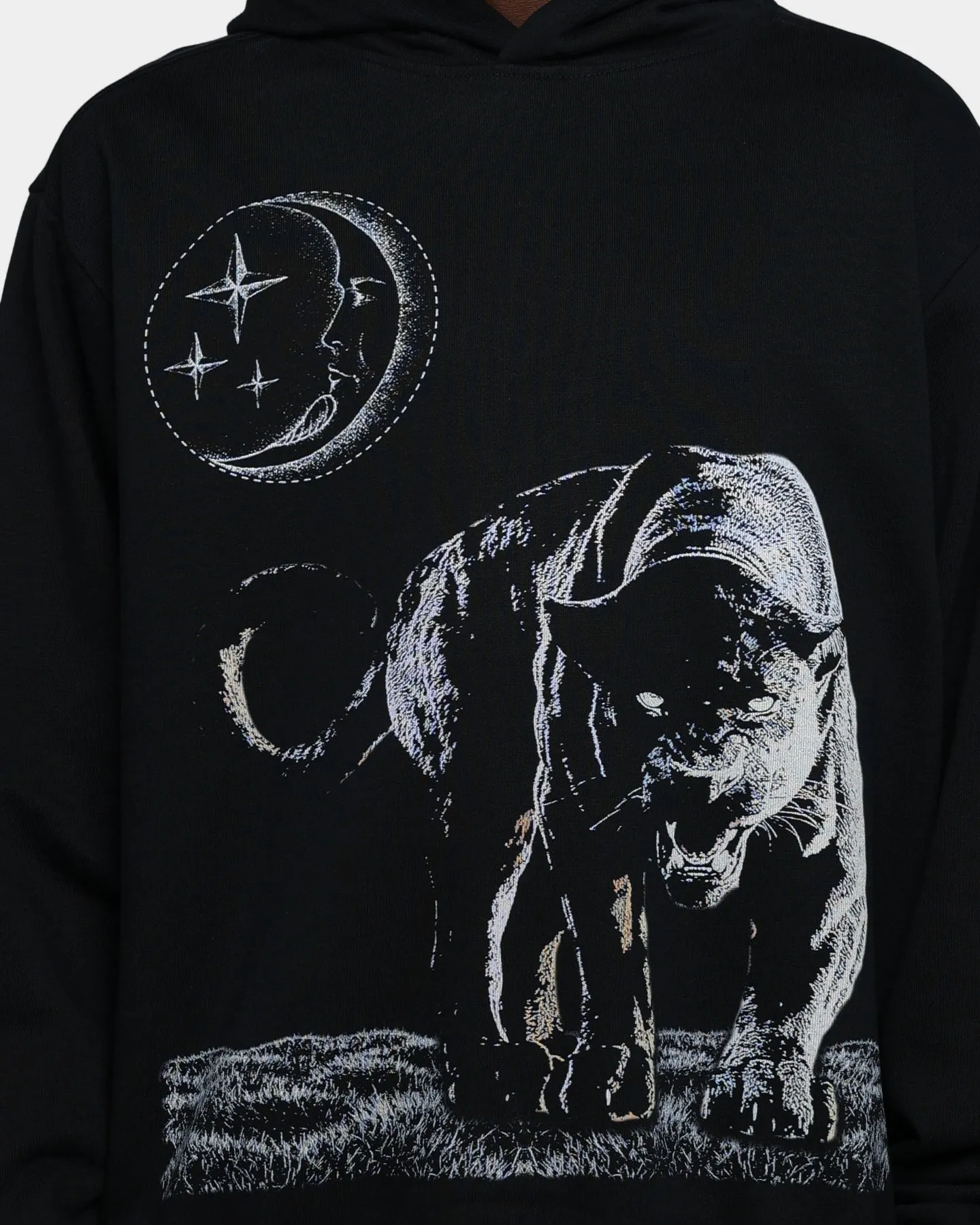 Renowned LA Night Panther Hoodie Black sold by Culture Kings product image thumbnail 3