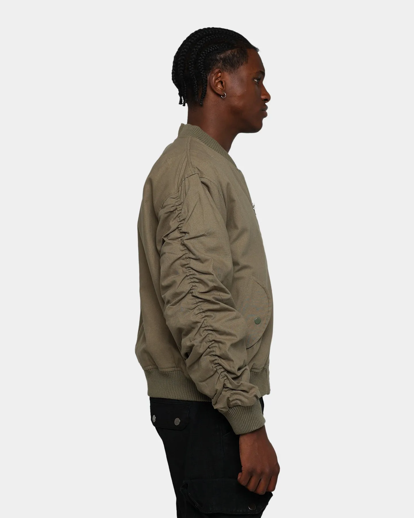 MNML Upscale Bomber Jacket Grey sold by Culture Kings product image thumbnail 5