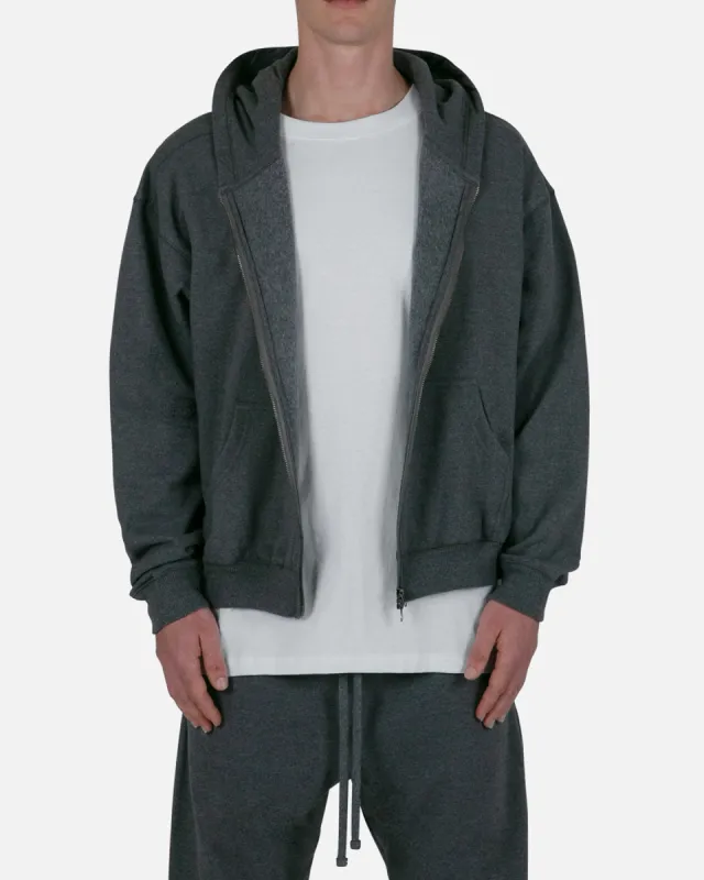 MNML Basic Zip Up Hoodie Dark Heather sold by Culture Kings