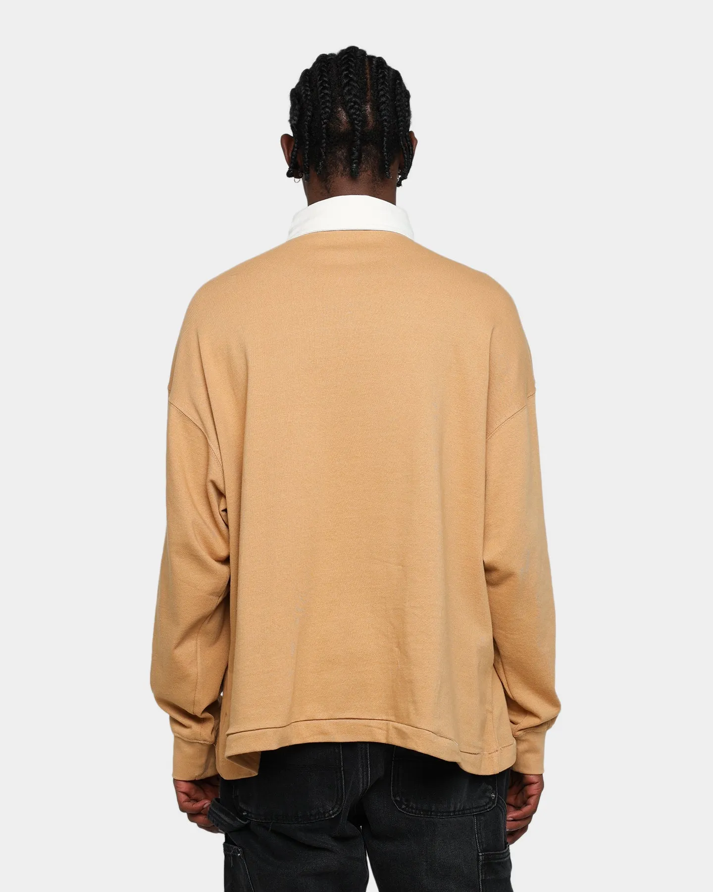 MNML Oversized Rugby Shirt Khaki sold by Culture Kings product image thumbnail 4