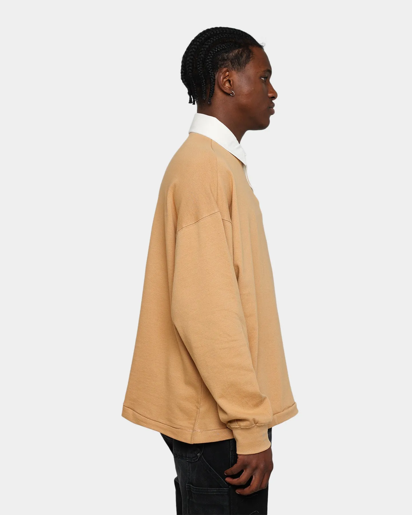 MNML Oversized Rugby Shirt Khaki sold by Culture Kings product image thumbnail 5