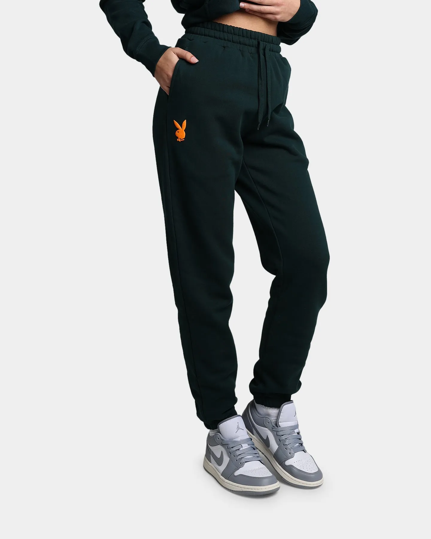 Playboy By Culture Kings Wordmark Track Pants Pine Green sold by Culture Kings product image thumbnail 3