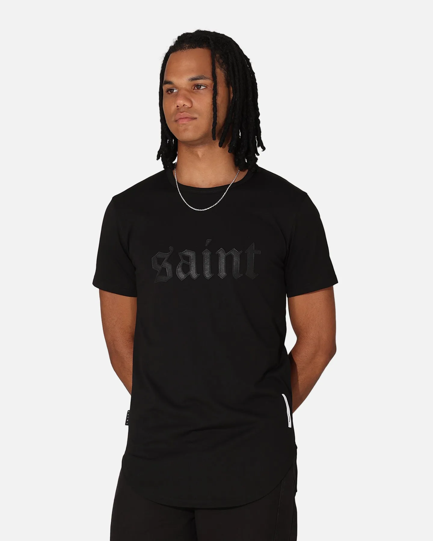 Saint Morta Cambronne El Duplo SS Tee Black/Black sold by Culture Kings