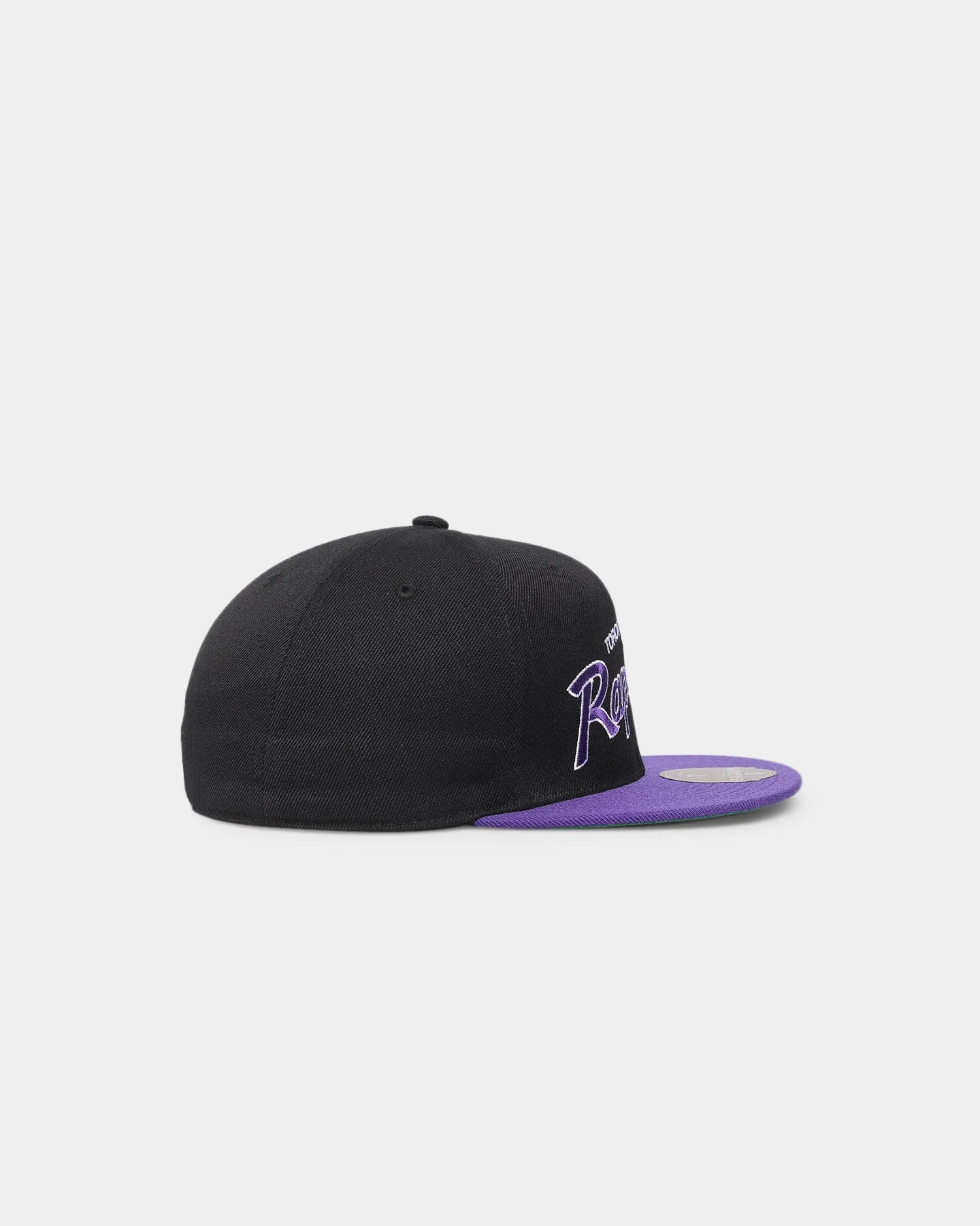 Mitchell & Ness Toronto Raptors 'Team Script 2.0 Hardwood Classics' Fitted Black sold by Culture Kings product image thumbnail 4
