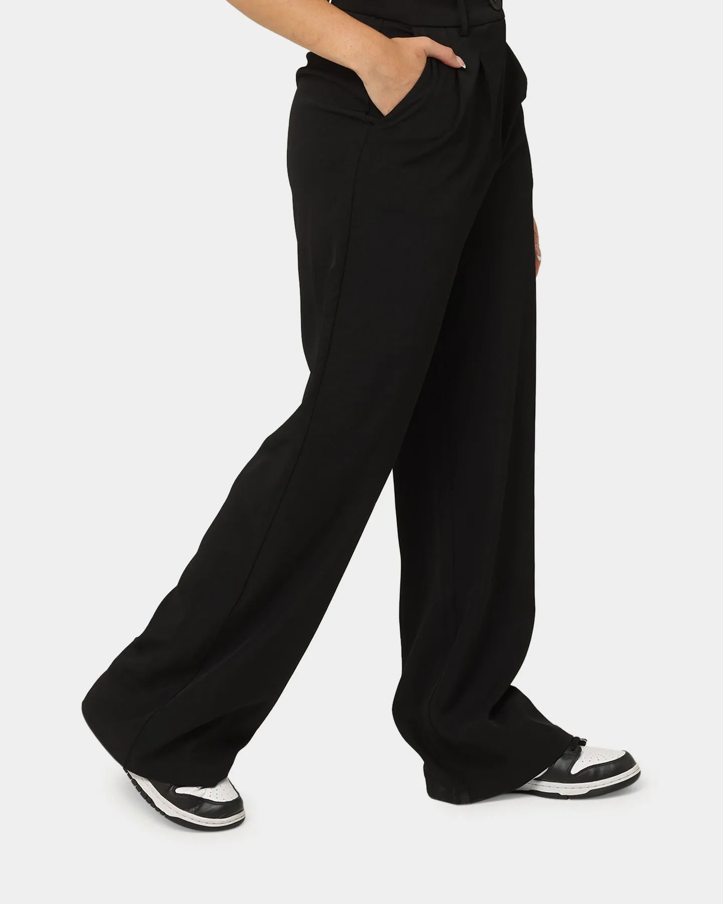 MNML Women's Wide Leg Pants Black sold by Culture Kings product image thumbnail 3