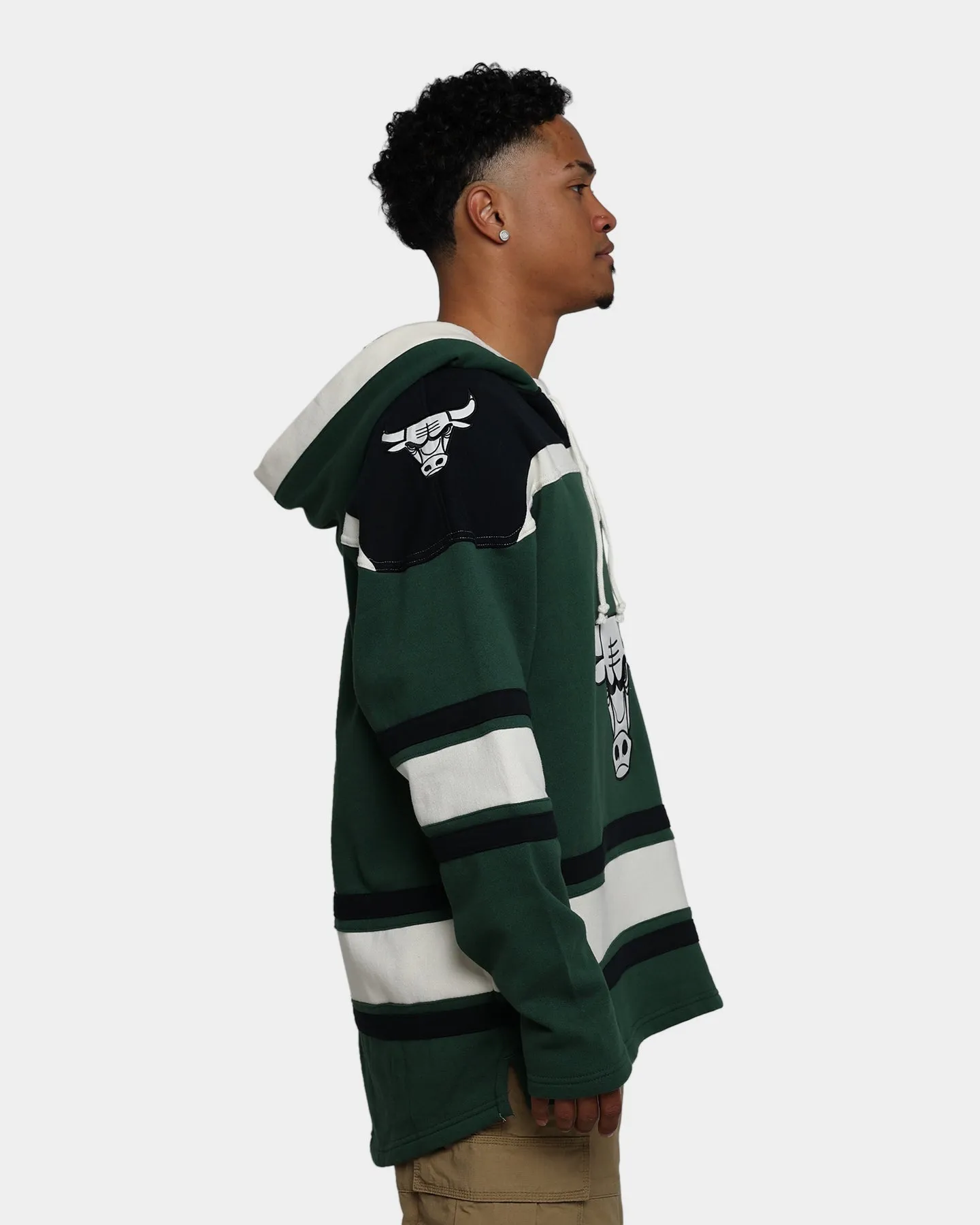 47 Brand Chicago Bulls Superior Lacer Hoodie Dark Green sold by Culture Kings product image thumbnail 5