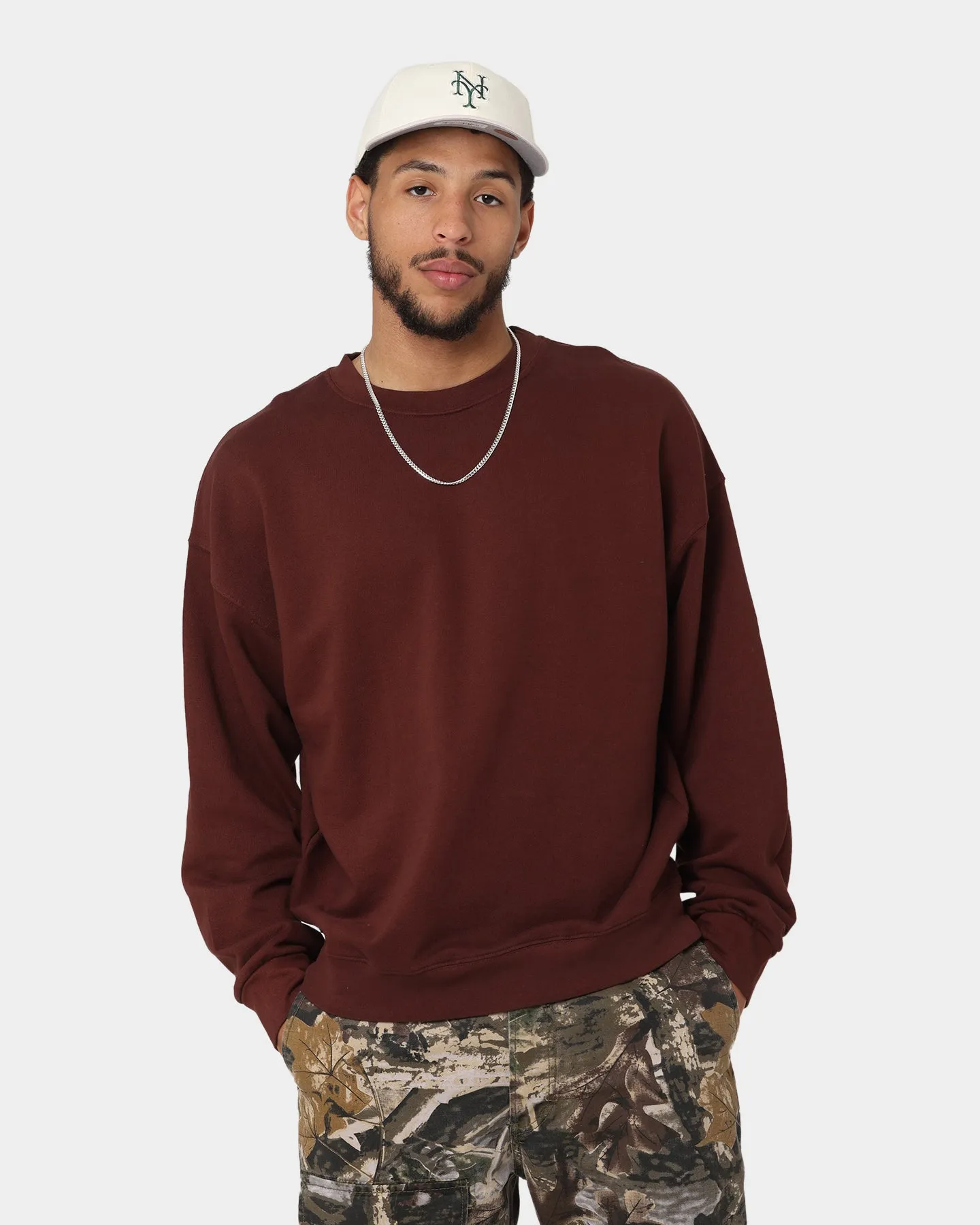 MNML Vintage Wash Crewneck Brown sold by Culture Kings