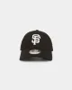 New Era San Francisco Giants Core 9FORTY Casual Strapback Black/White sold by Culture Kings