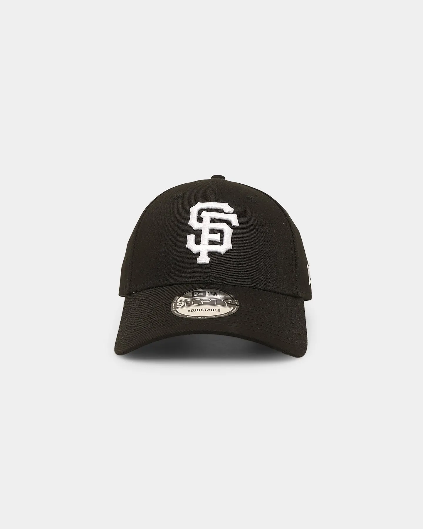 New Era San Francisco Giants Core 9FORTY Casual Strapback Black/White sold by Culture Kings