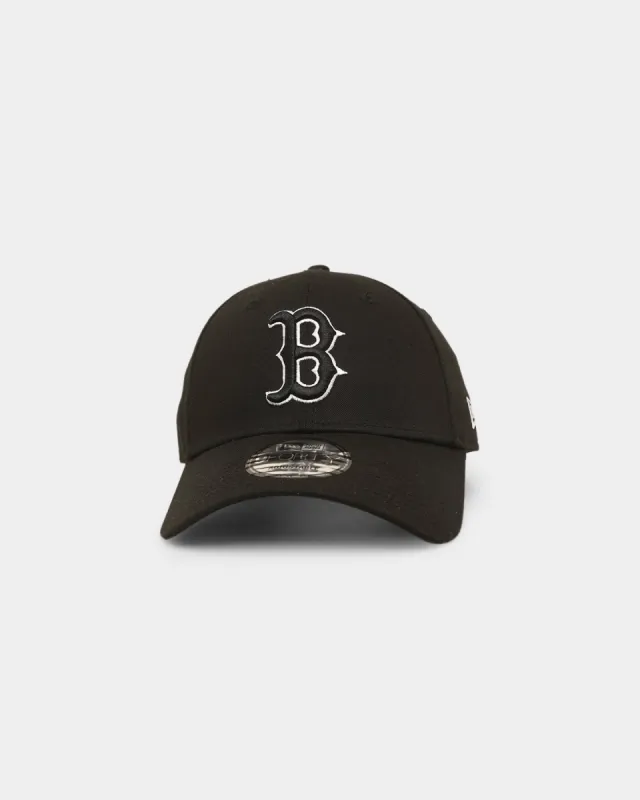 New Era Boston Red Sox Core 9FORTY Casual Strapback Black/White sold by Culture Kings