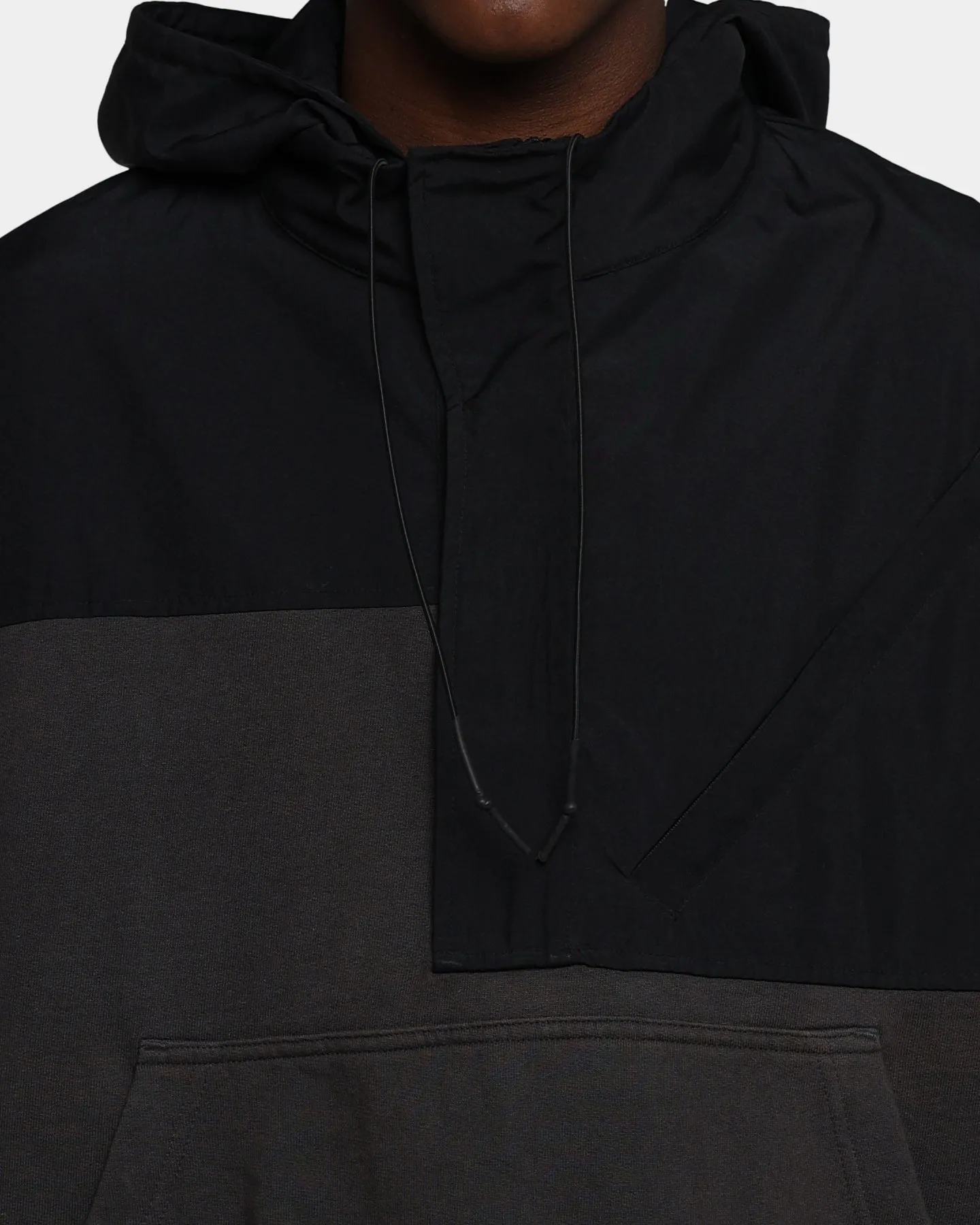 MNML Hooded Parka Qtr Zip Jacket Black sold by Culture Kings product image thumbnail 3