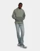 MNML Panelled Vintage Hoodie Olive sold by Culture Kings