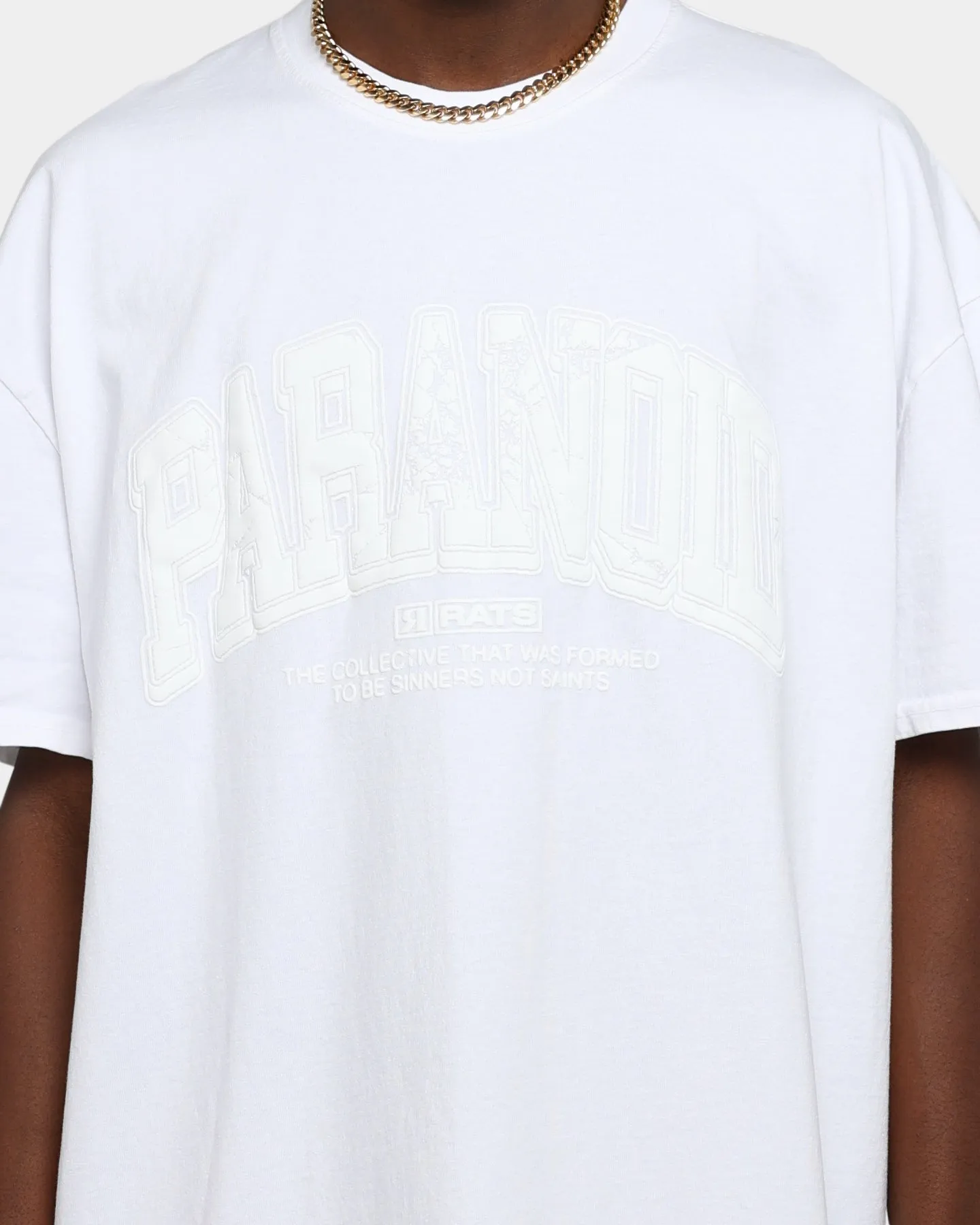 Rats Get Fat Paranoid T-Shirt White sold by Culture Kings product image thumbnail 3
