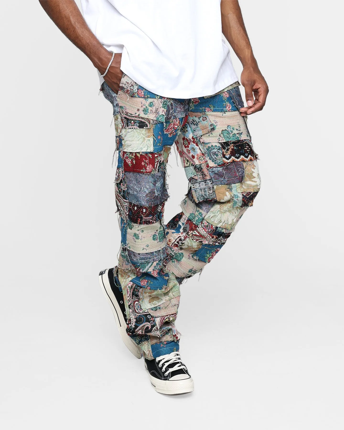 MNML Panelled Blanket Pants Multi-Coloured sold by Culture Kings product image thumbnail 4